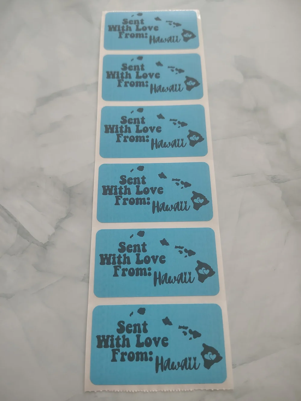 💙100 Hawaii- Shipping Labels Thermal Packaging Stickers 2.25